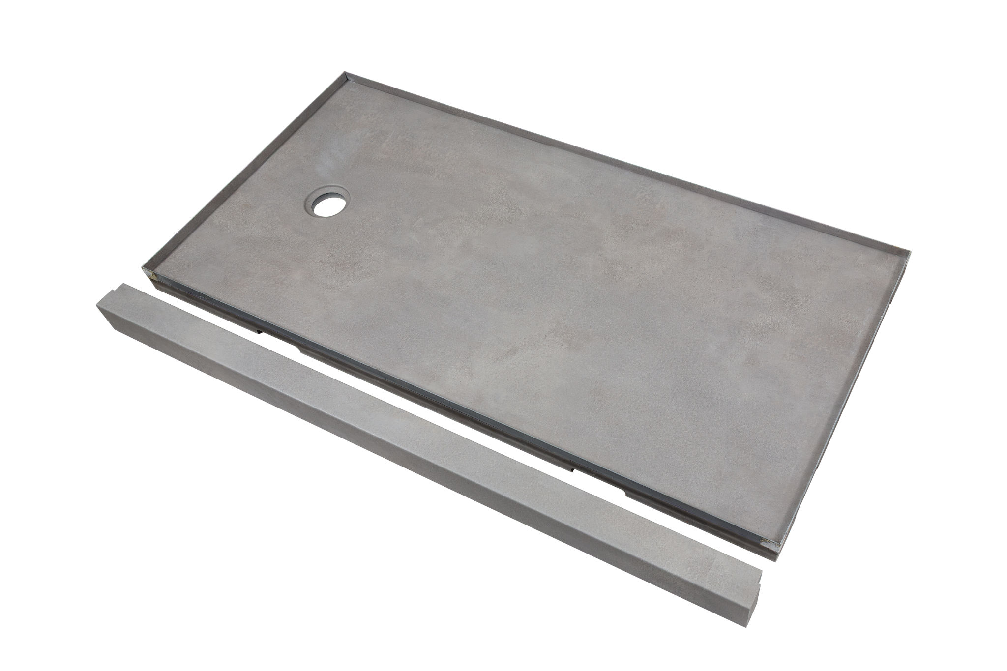 Shower Pan 32x60 Urban Concrete | La Raj Tile & Marble