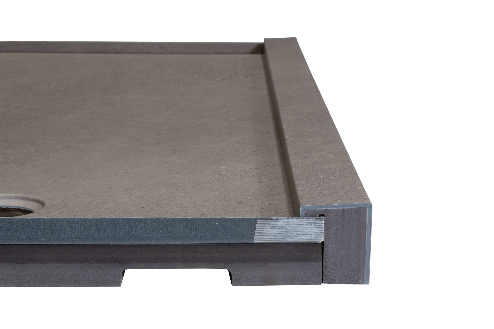 Shower Pan 36x60 Concrete Sand | La Raj Tile & Marble