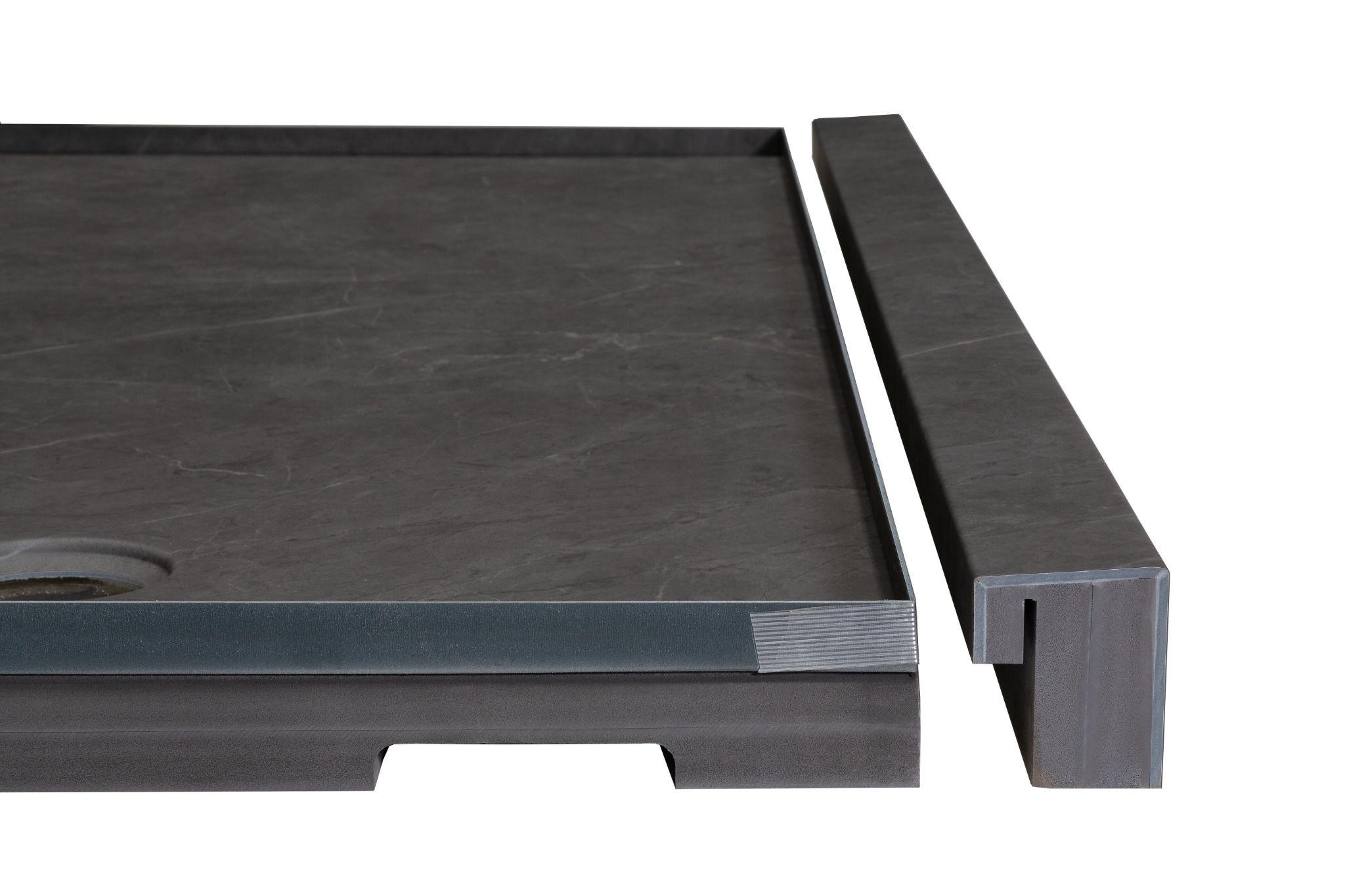 Shower Pan 36x60 Graphite Slate | La Raj Tile & Marble