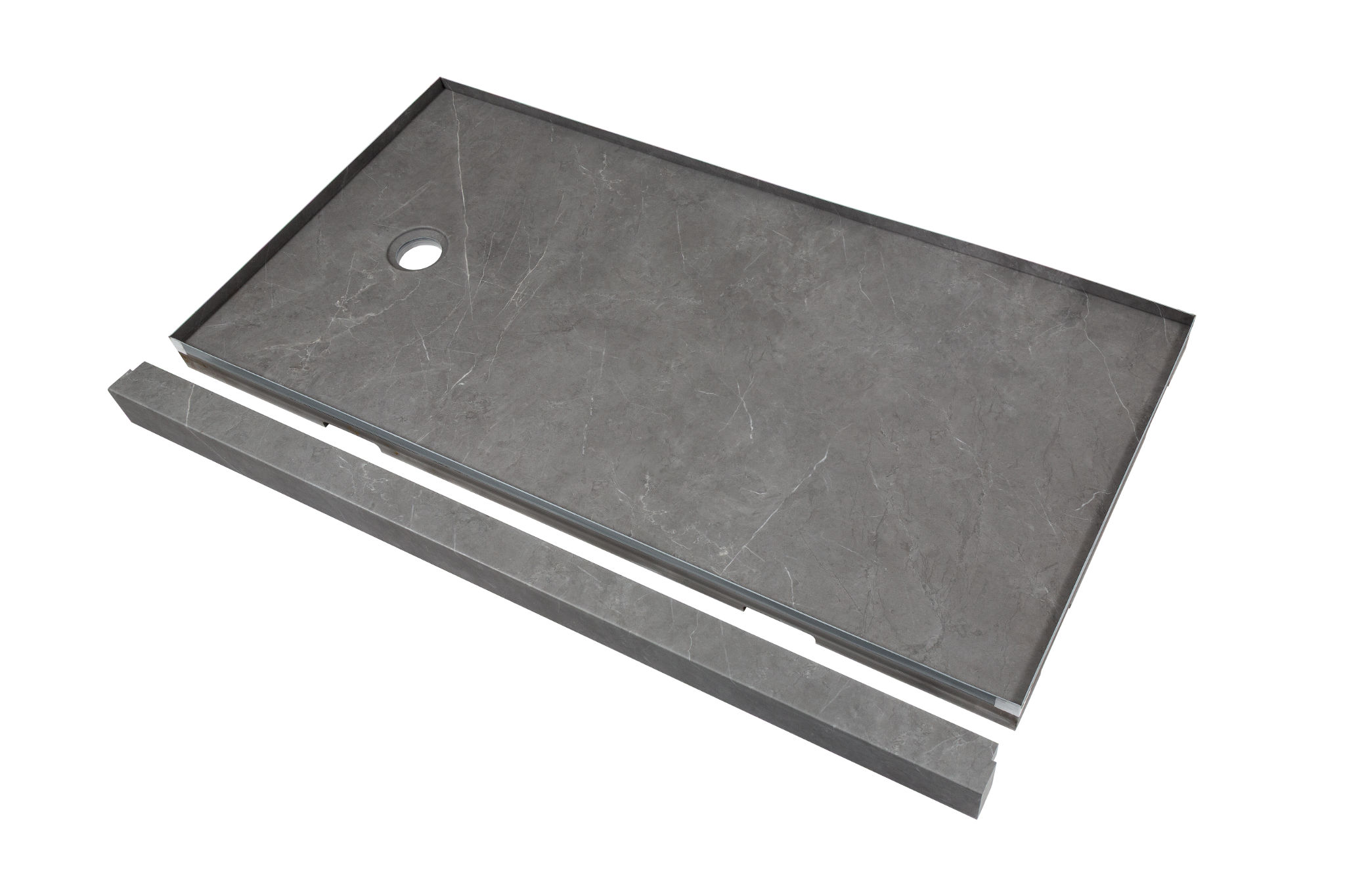 Shower Pan 36x60 Graphite Slate | La Raj Tile & Marble