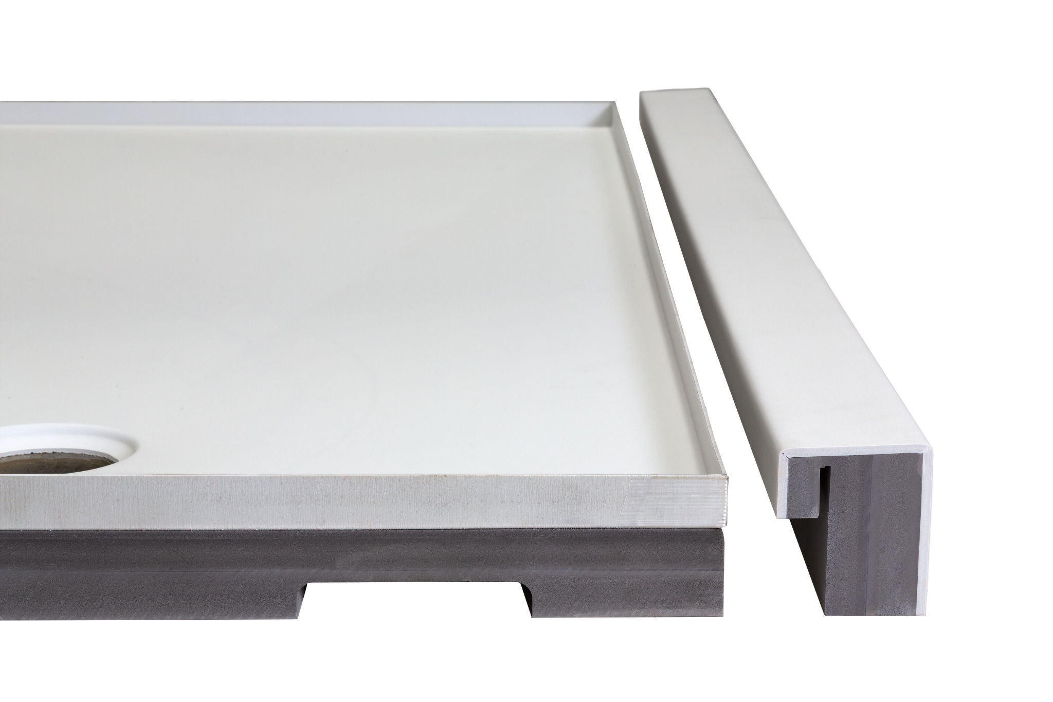 Shower Pan 36x60 Vivid White | La Raj Tile & Marble