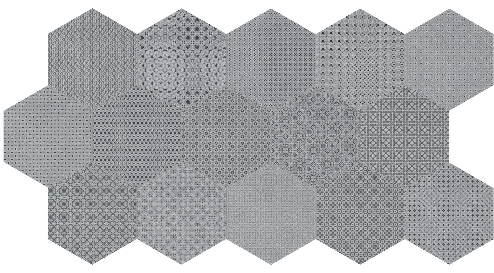 Tapestri 8.5 Cashmere Blend Hexagon | La Raj Tile & Marble