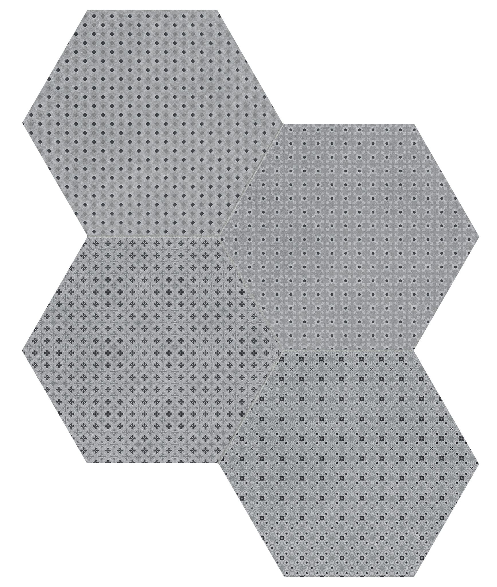 Tapestri 8.5 Cashmere Blend Hexagon | La Raj Tile & Marble